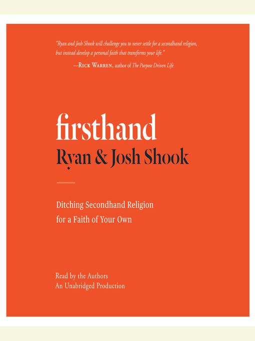 Title details for Firsthand by Ryan Shook - Wait list